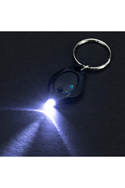 Choice مصباح واحد أبيض وأسود، 1/10/50/100 قطعة، سلسلة مفاتيح LED متعددة الألو...