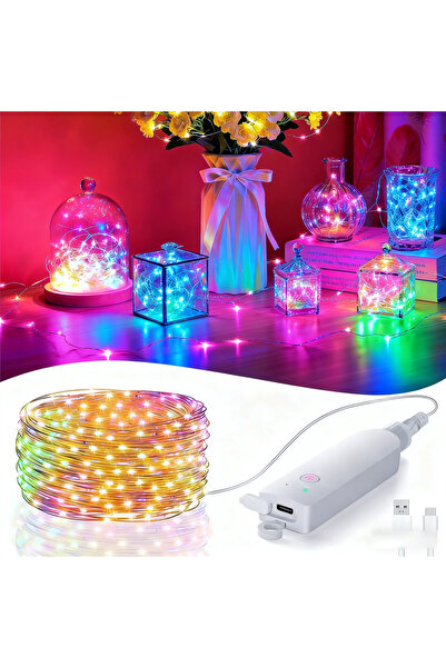 Choice 5M RGB Light Waterproof String Lights Timer LED Twinkle Light Dimmable...