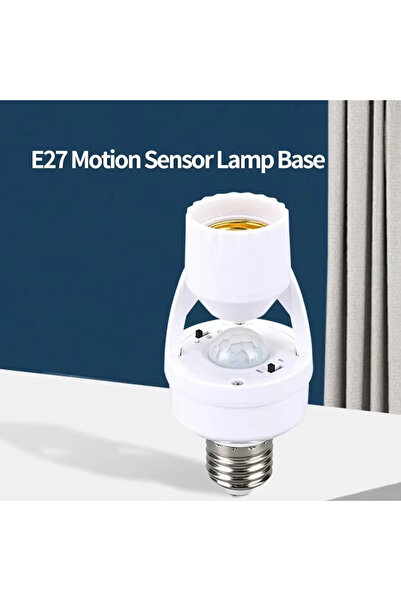 Choice 1pc Smart Motion Sensor Light Bulb Holder E27 PIR Induction Sensor Ada...