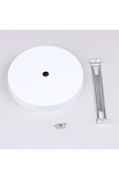 Choice White 1set Hanging Chandelier Lamp Plate Metal Ceiling Fixed Chassis W...