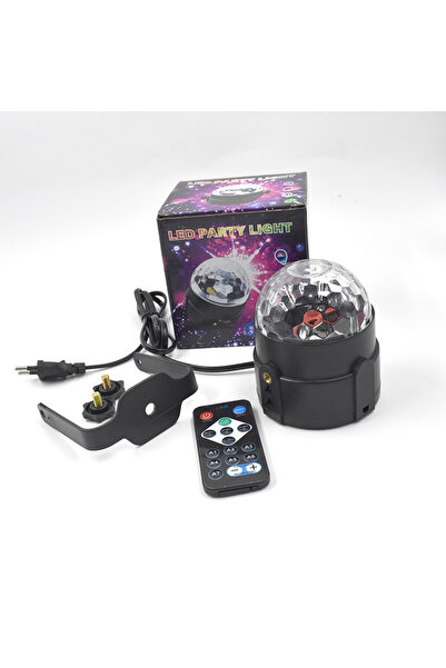 Choice EU Plug black LED Disco Ball Stage Disco Light Rotating Lantern DJ Str...