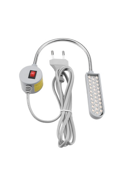 Choice1 AC220V EU Plug 30 LED Industrial Strength Gooseneck Lamp Flexible 360...
