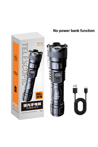 Choice مصباح يدوي A1 LED 18650 مقاوم للماء، مناسب للتخييم والمشي لمسافات طويل...