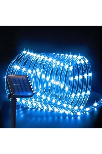 Choice 12M 100leds Blue Solar LED Rope Lights Fairy Tube Light String Outdoor...