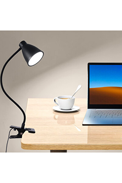 Choice مصباح مكتبي أسود للقراءة، 3 أوضاع إضاءة، 10 مستويات سطوع، مصباح طاولة ...