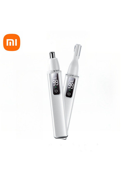 Xiaomi ماكينة تشذيب شعر الأنف والأذن الكهربائية الجديدة باللون الأبيض، قابلة ...