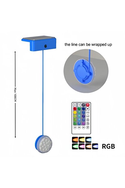 Choice 1pcs RGB Pool Lights Solar RGB Swimming Pool Underwater Lights IP68 Wa...