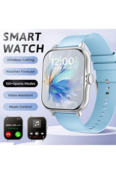 Choice Fashion Sport Watch blue SIMSONLAB New Smart Watch Bluetooth Call Fitn...