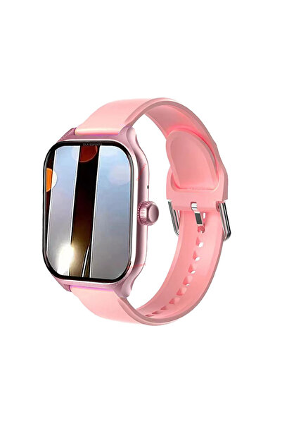 Choice ساعة ذكية وردية اللون موديل 2026، متوافقة مع هواتف أندرويد وiOS، شاشة ...