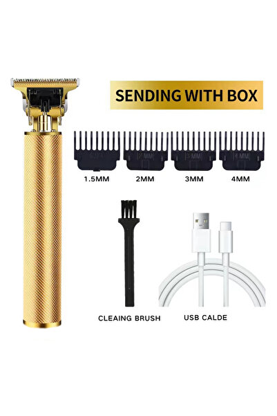 Choice ماكينة حلاقة الشعر الكهربائية القابلة لإعادة الشحن Gold T9، ماكينة حلا...