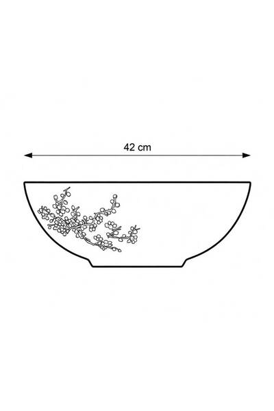 LENA - Tezgah Üstü Porselen Lavabo OUTLET - E-6007-
