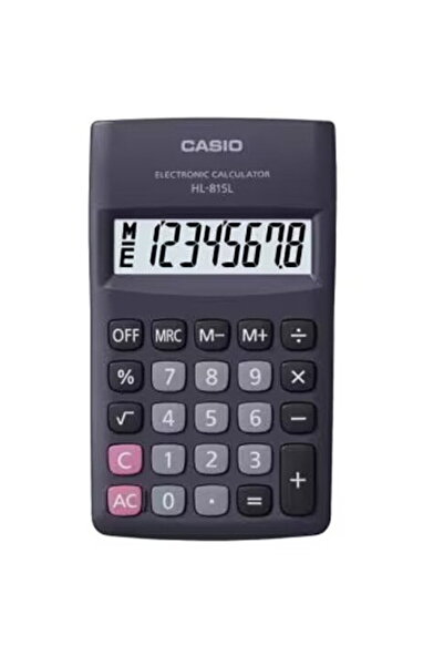 Casio HL-815L-BK BOX Pocket Calculator
