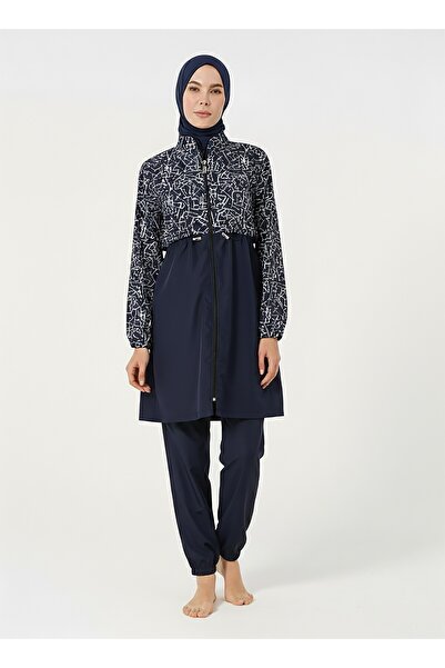 YUYİ Tesmay Quick Drying Parachute Fabric Front Zippered Women's Tight Swimsu...