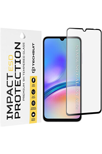 Techsuit Folie pentru Samsung Galaxy A05s - Sticlă ESD - Negru