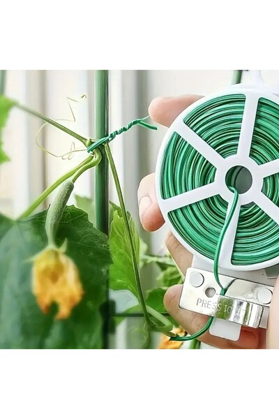 Greathings 50 metara samorezanog noža za biljke Kobalt plava žica za fiksiran...