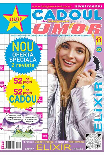 ELIXIR PRESS Humorous crossword puzzle gift no. 11