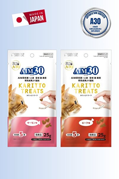 AIM30 Multivitamin 2'li Avantajlı Paket Somonlu ve Sığır Etli