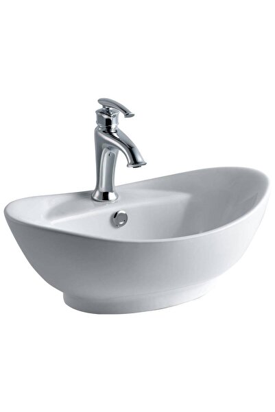 LENA - Tezgah Üstü Porselen Lavabo OUTLET - E-5080-