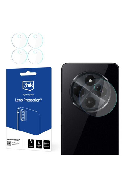 3MK Screen Protector for Xiaomi Redmi 14C / Poco C75 (set of 4) - Lens Protec...