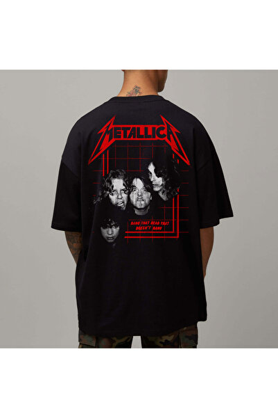 Kartier Tricou Negru Oversize Bang That Head That Doesn't Bang