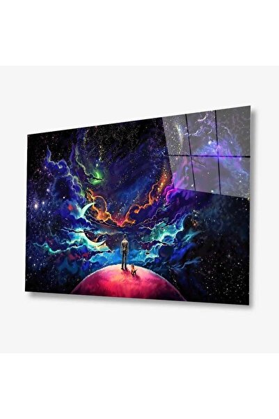 idealizbiz Sticlă temperată durabilă de 4 mm pentru masă, model Micul Prinț