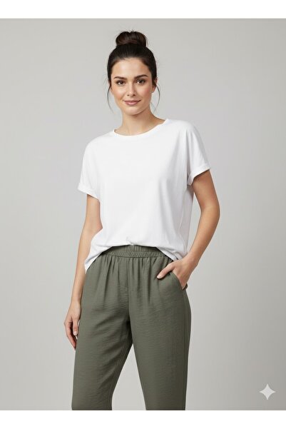ON TRİKO Pants with Sewn Cuffs and Pockets 72315