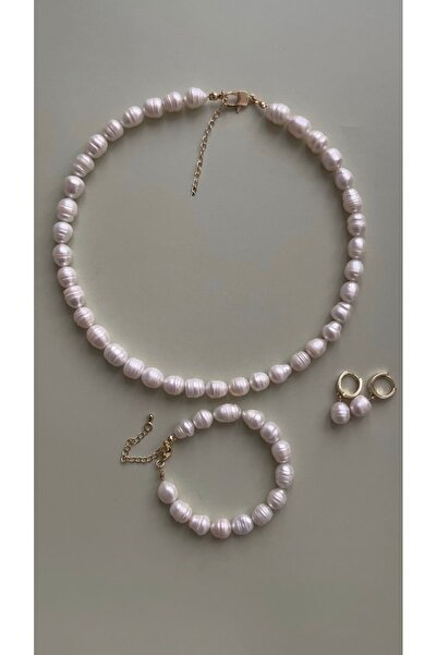 DURAN TAKI TASARIM İnci Gümüş Set