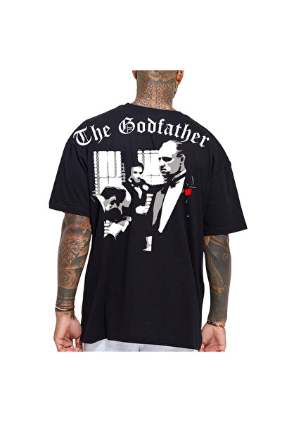 Kartier Tricou Negru Oversize The Godfather