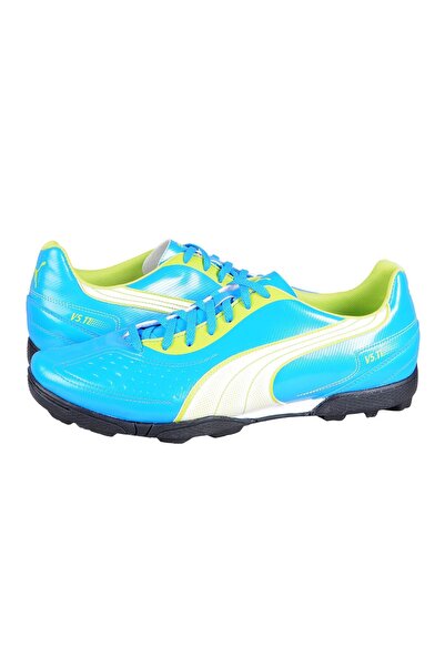 Puma V5.11 TT football boots, blue-white-lime 46