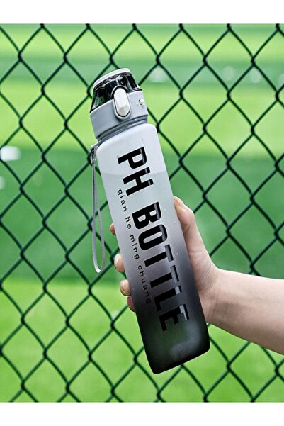 Generic زجاجة ترطيب خفيفة الوزن سعة 1 لتر، خالية من مادة BPA، مانعة للتسرب، ب...