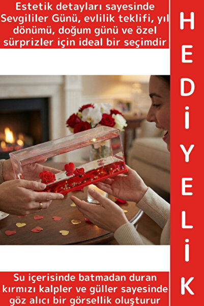 Wintoup Dekoratif Hediyelik Sevgililer Günü Yıldönümü Özel Gün Evlilik Romant...
