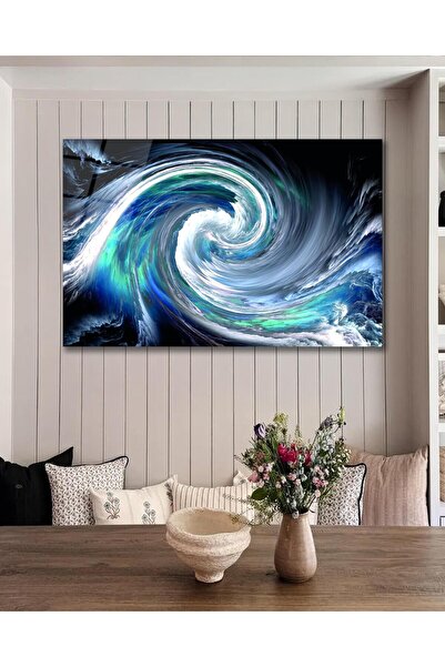 idealizbiz Pictură abstractă pe sticlă, modernă, pentru acasă, birou, salon, ...