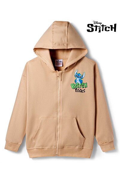Primo Gino Disney Terry Knit Full Sleeves Hooded Sweatjacket Front and Back S...