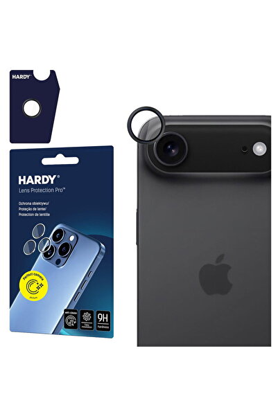 3MK Folie pentru iPhone 17 Air - Hardy Lens Protection Pro - Negru