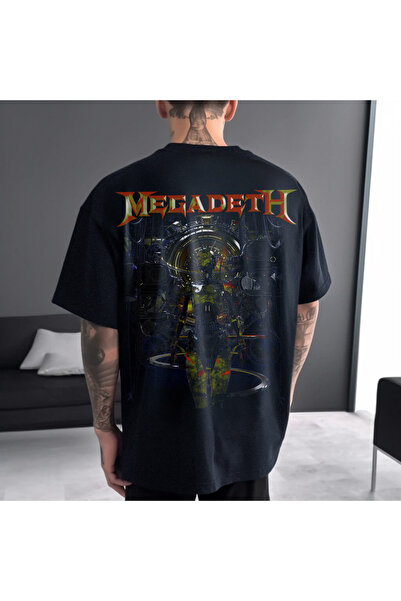 Kartier Tricou Negru Oversize Triquetra