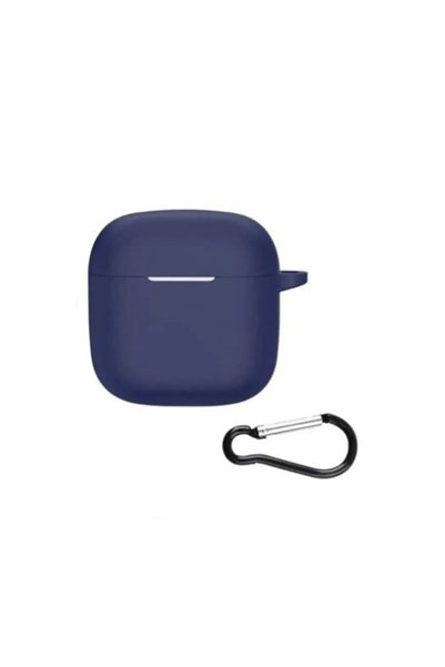 Gpack Huawei FreeClip 2 uyumlu Kılıf Mat Kancalı Silikon SF13 Lacivert