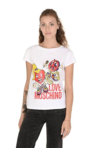 Love Moschino Women's T-shirt Cartoon Graphic Tee