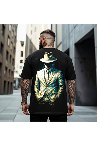 Kartier Tricou Negru Oversize John Doe
