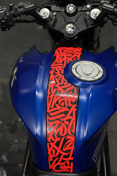 Banxtre Middle Panel Calligraphy Tribal Pattern Sticker Compatible with Tvs Rtr