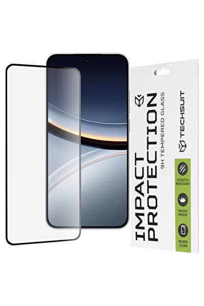 Techsuit Screen Protector for Xiaomi Poco F7 - 111D Full Cover / Full Glue Gl...