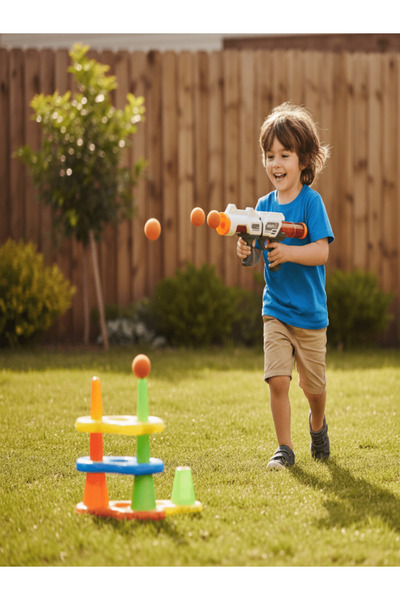 AKDC لعبة مسدس الهواء جودي ذو الرصاصات الناعمة مع 8 سهام إسفنجية - مجموعة ألع...