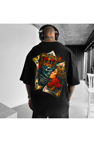 Kartier Tricou Negru Oversize Eternal 25