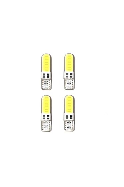 INGENIO Set de 4 becuri LED COB T10 W5W 12V, alb rece 6500k