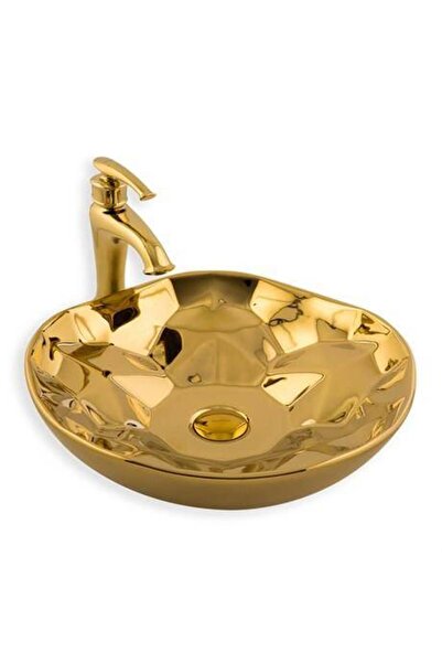 LENA - Tezgah Üstü Porselen Lavabo OUTLET - E-5006A-