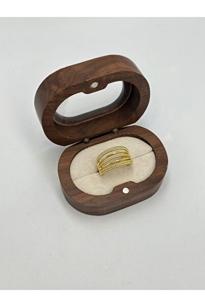 BYYEŞO خاتم قابل للتعديل بتفاصيل متدرجة (فولاذ)