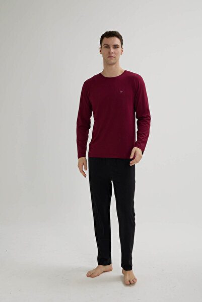 YUYİ Kly Modal Cotton Crew Neck Long Sleeve Thin Soft Textured Long Sleeve Me...