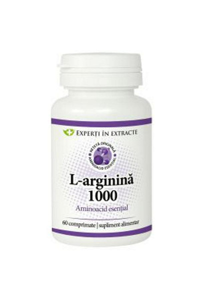 Dacia Plant Ειδικοί στα εκχυλίσματα L-αργινίνης 1000 φυτού Dacia, 60 δισκία