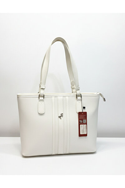 Çanta Trend Miami Polo Club White Large Size Handbag