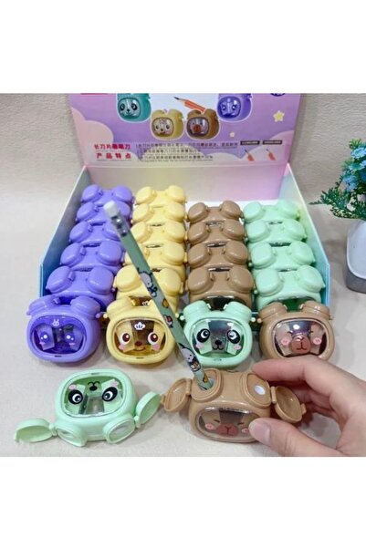 stainlesstelaa Cute Animal Figured Double Hole Pencil Sharpener - 4 Different...