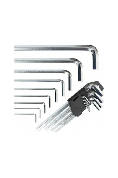 dalimag Set de 9 chei hexagonale Vergionice 1.5-10 mm